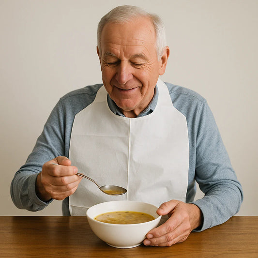 Praktischer Kleidungsschutz: Einweg-Lätzchen